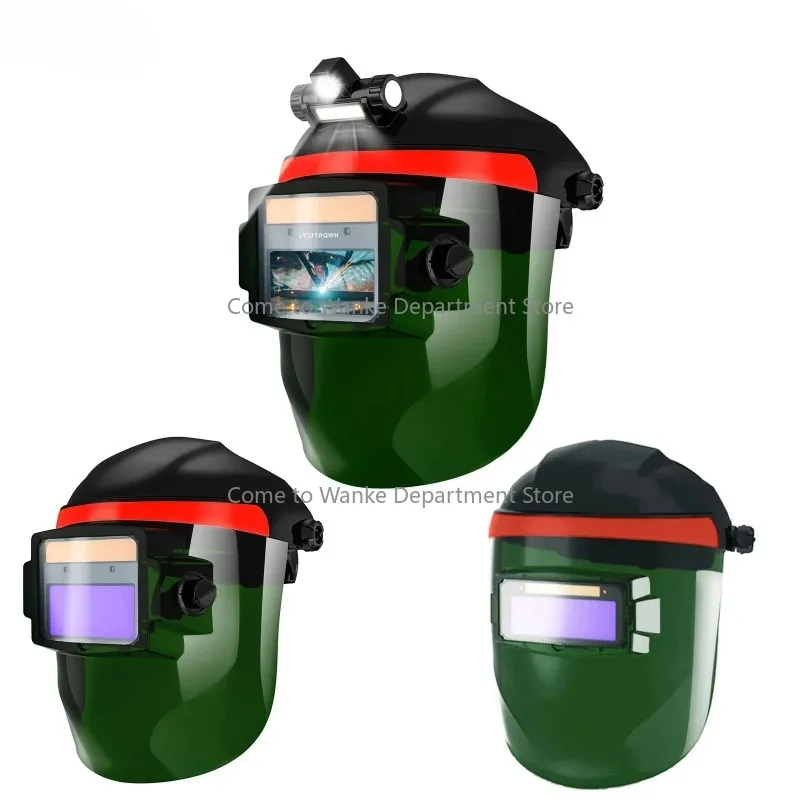 

Solar Auto Darkening Eye Protective Battery Laser Welding Helmet With Big View Window