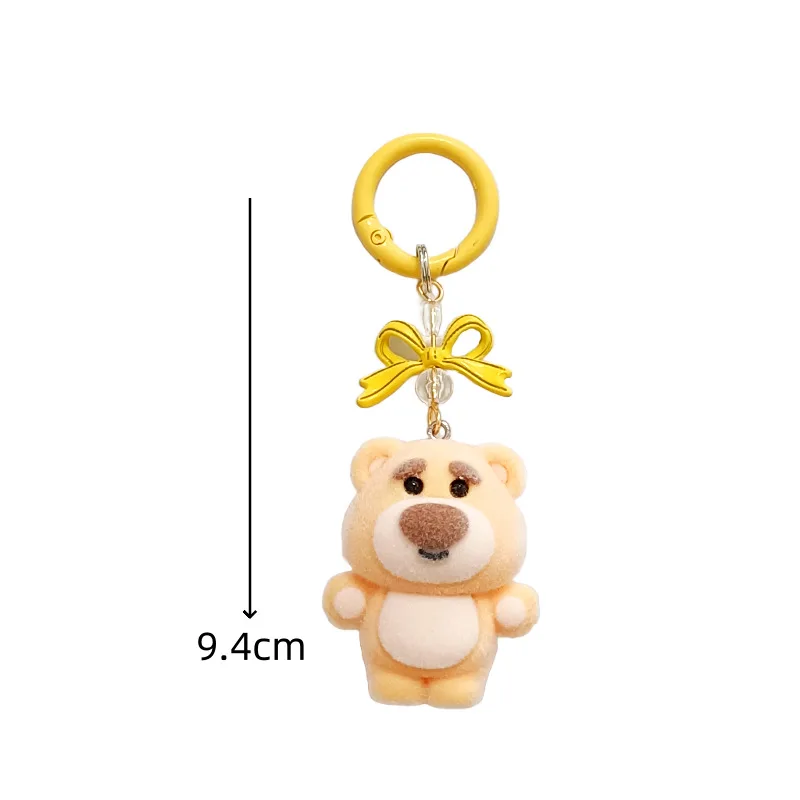 1PCS سلسلة مفاتيح على شكل فيونكة على شكل تمثال كرتوني، سلسلة مفاتيح للسيارة، قلادة حقيبة الهاتف المحمول