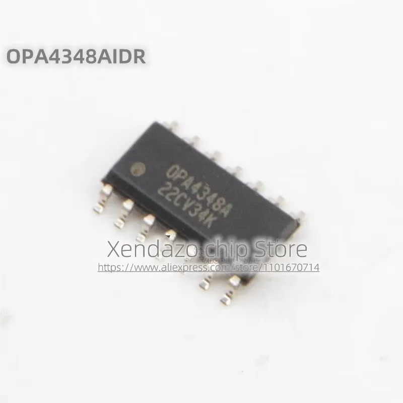 5pcs/lot OPA4348AIDR OPA4348A 4348A SOP-14 package Original genuin Operational amplifier chip