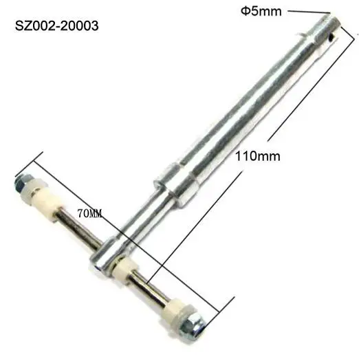 Train d'atterrissage absorbant les chocs en métal de 110mm pour l'hélicoptère d'avion RC, pièces de Drone de jambe de force d'amortissement des vibrations en alliage d'aluminium CNC
