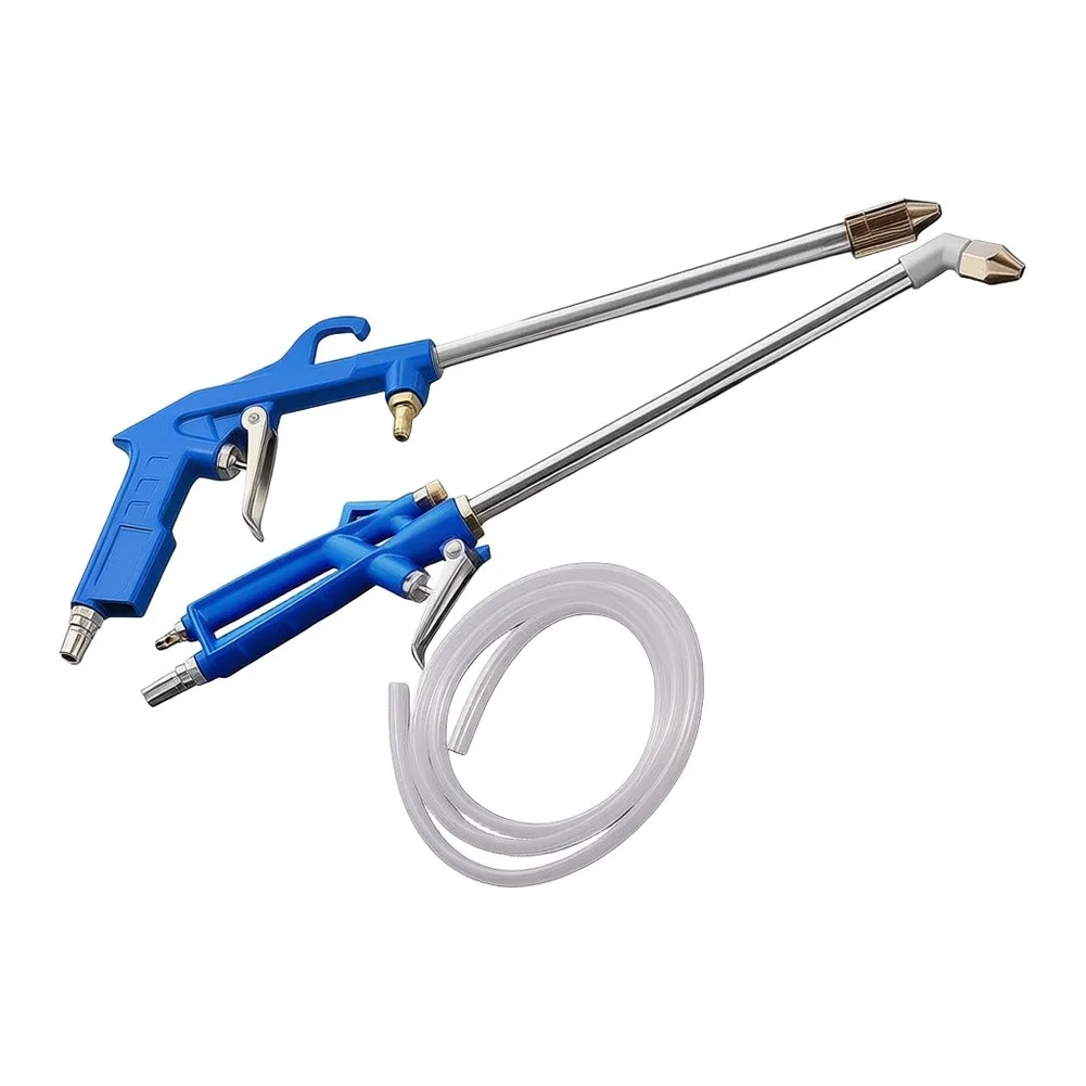 High Efficiency Dual Mode Cleaning Tool for Engine Maintenance Featuring Stainless Steel Build and Angled Nozzle Accessibility