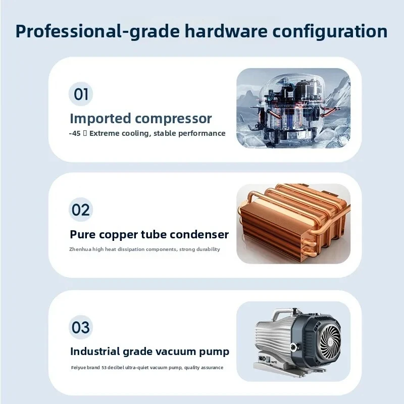 مجفف تجميد صغير جديد 7 كجم لتجهيز الأغذية، مجففات التجميد التجارية والمنزلية الأوتوماتيكية