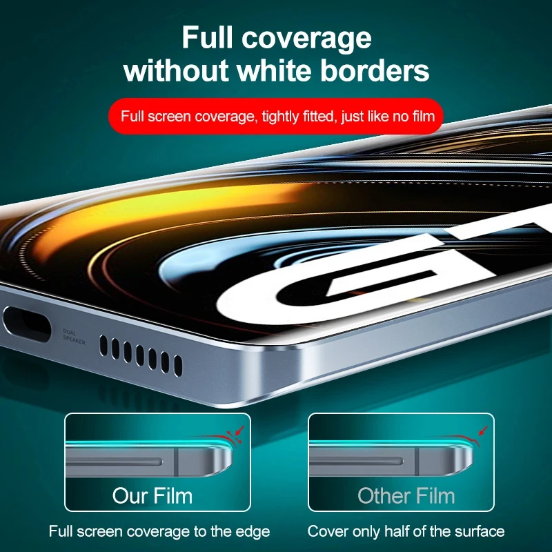 3PCS Hydrogel Film For Realme GT 6T ENO 6 5 SE C63 C67 C55 C53 Screen Protector For Realme 13 12 11 10 9 8 Pro Plus Note 50 Film