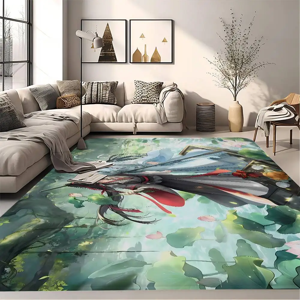 Anime Grandmaster Mo Dao Zu Shi Kitchen Mat Kids Room Bedroom Decoration Balcony Anti-Slip Doormat Living Room Alfombra
