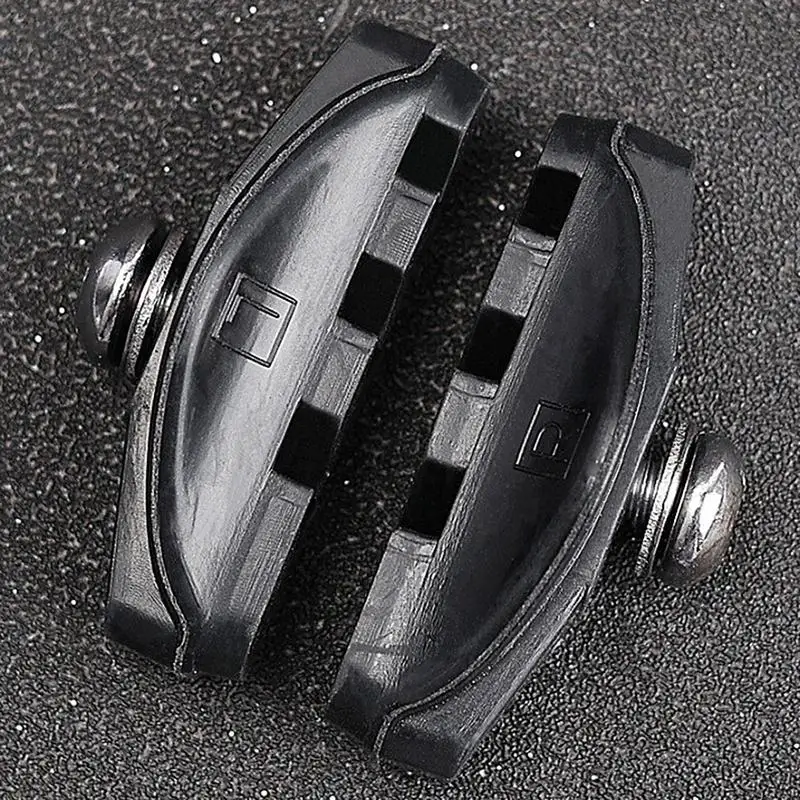 Cycling Clamp C Brake Pad Professional Clamp Brake Pad 1 Pair Rubber Pads C Brake Pads No Noise Blocks No Skid Brake Cushion For