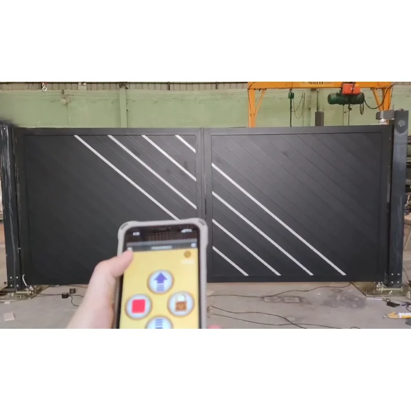 Dynamic face recognition aluminum vertical hinged door and pedestrian opening Lane gate design