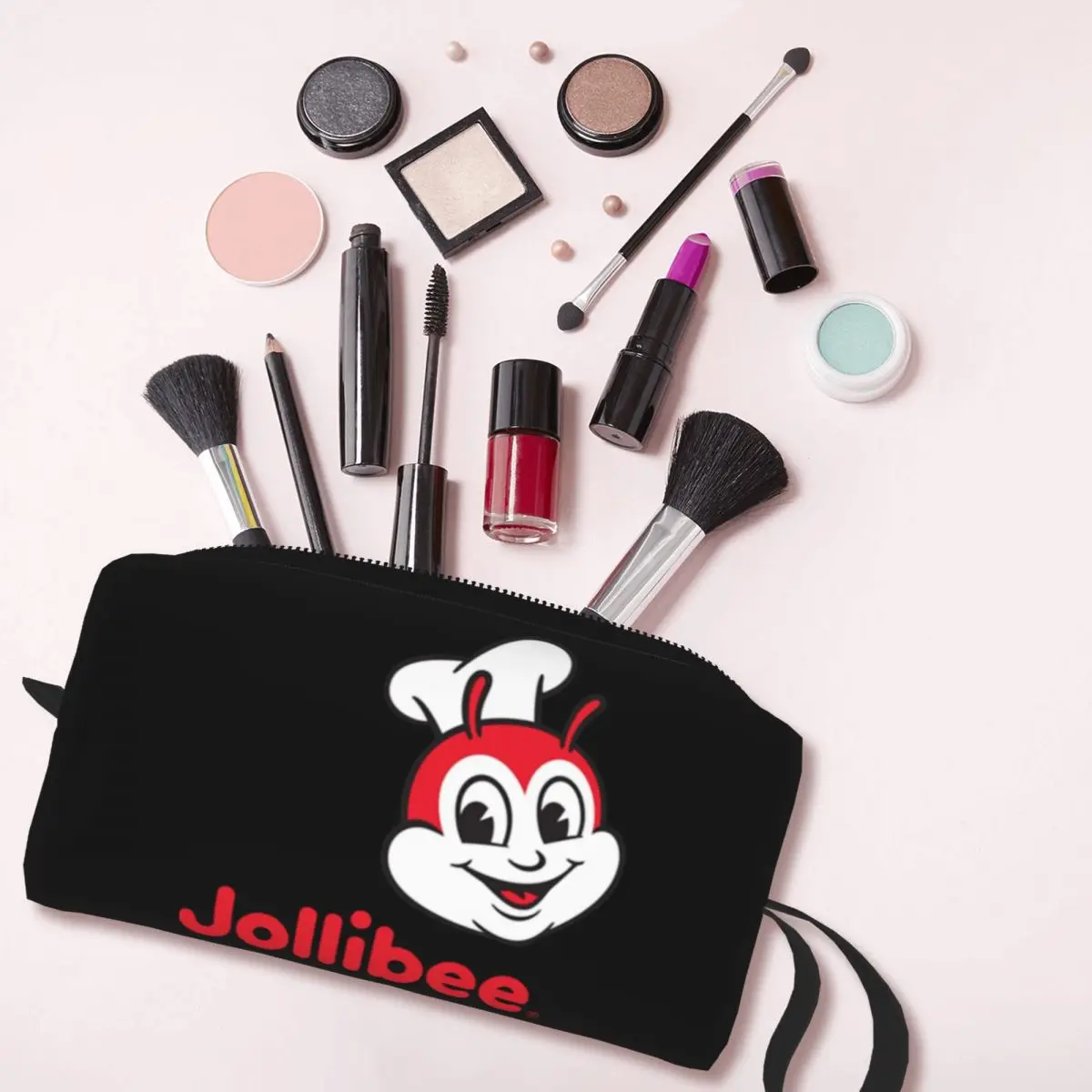 Jollibee 2 astucci per regali per studenti, scatola per penne, astuccio per matite, forniture di cancelleria, borsa per cosmetici da viaggio per donna