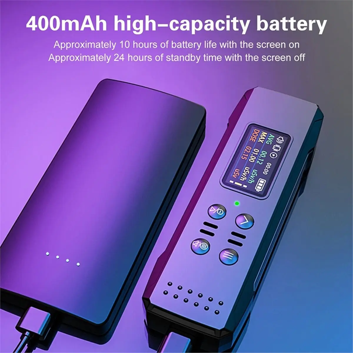 useful Portable Nuclear Radiation Detector Geiger Counter X Gamma Β Ray Monitor for Nuclear Contaminated Seafood Detection