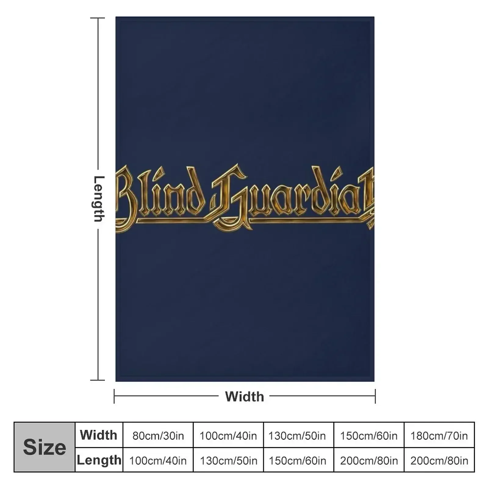 Best Selling Blind Guardian Throw Blanket couch cozy soft plush fuzzy picnic outdoor blanket