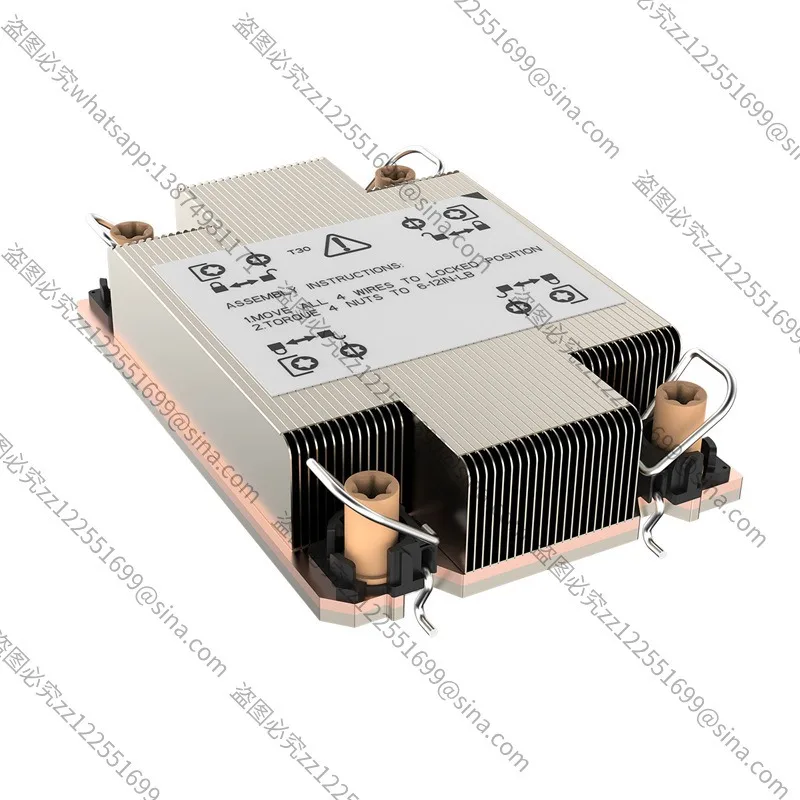 For LGA4677 Server CPU Air Cooler, VC Vapor Chamber Heatsink Dustproof Cooling Fin Factory Direct Supply