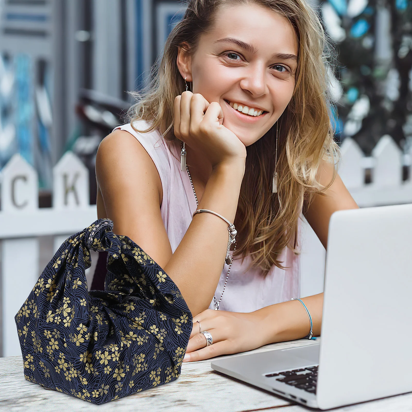 

Japanese Style Packing Cloth for Bento Lunch Box Gift Wrapping Reusable Cotton Kitchen Bar Supplies Traditional Fabric Easy