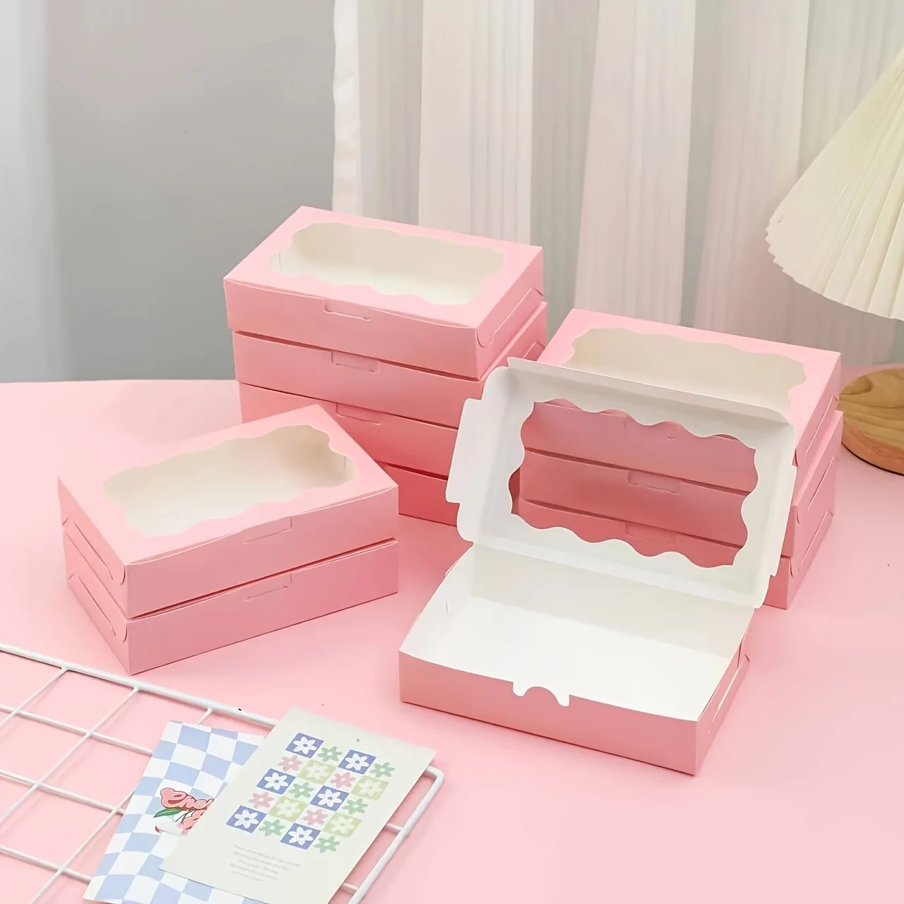 30er-Geschenkboxen mit Fenstern, elegante Geschenkboxen, verwendet für Hochzeiten, Geburtstage, Abschlussfeiern, Geschenkverpackungen für Urlaubspartys – Detail 1