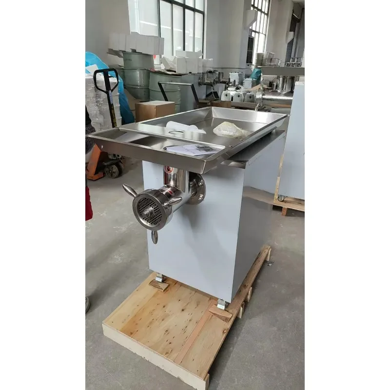 Picture 4: Customized Commercial Grade Electric Meat Mincer System Multi-Purpose Frozen Meat Processing Seasoning Mixer