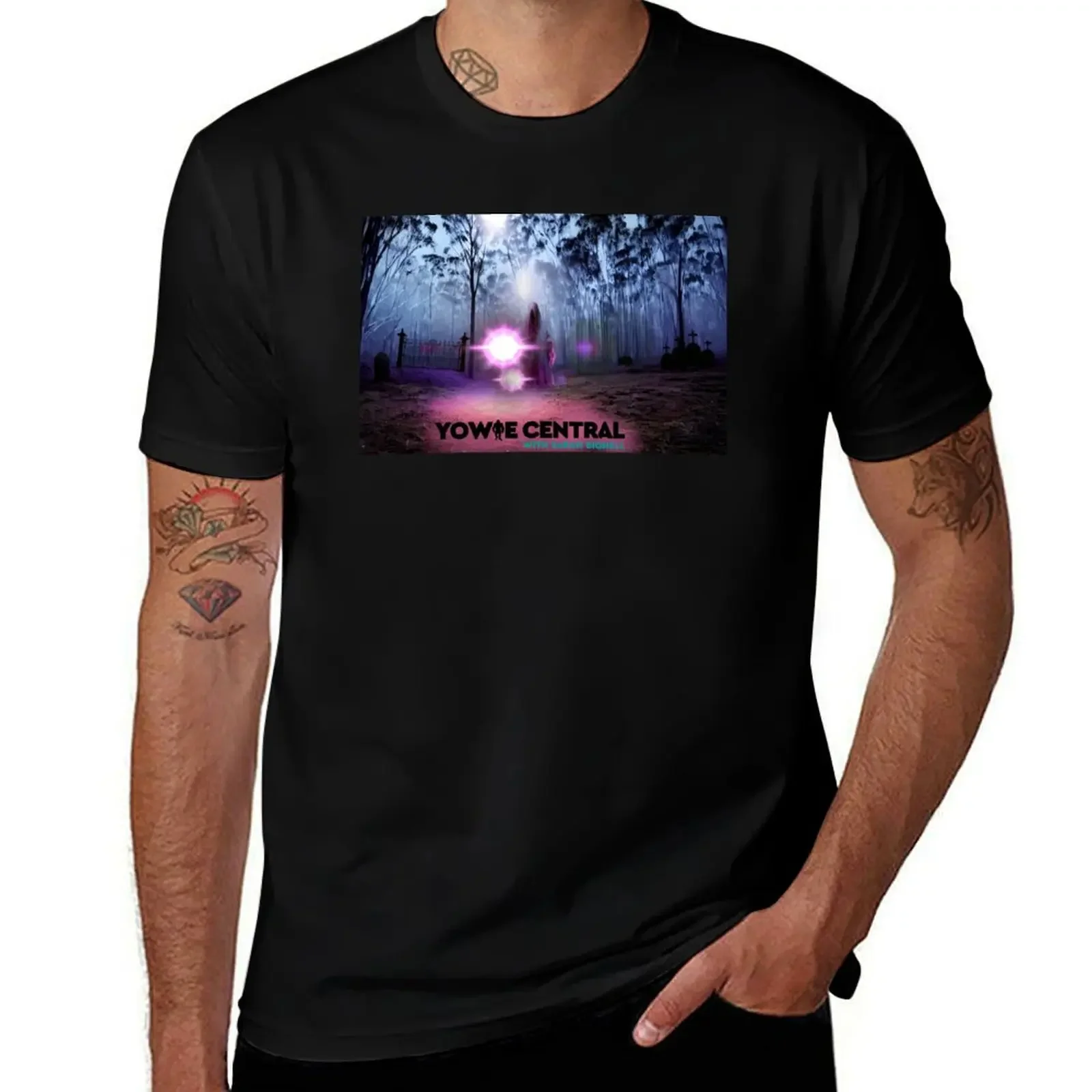 The Ghost and Orbs of Yowie Central, with artwork by Jasmine Winter Designs T-Shirt T-shirts man cute tops mens t shirts