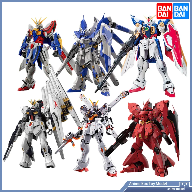 

Bandai RG Gunpla Model Kits – God Gundam, Freedom, Unicorn, Justice, Wing, Astray Red Frame, Destiny & 00 Real Grade Plastic Kit