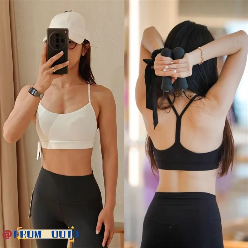 

37-цветный бюстгальтер для йоги для девочек FloY с накладкой на грудь, спортивная майка Fitn, красивое нижнее белье Ba, женское простое облегающее белье