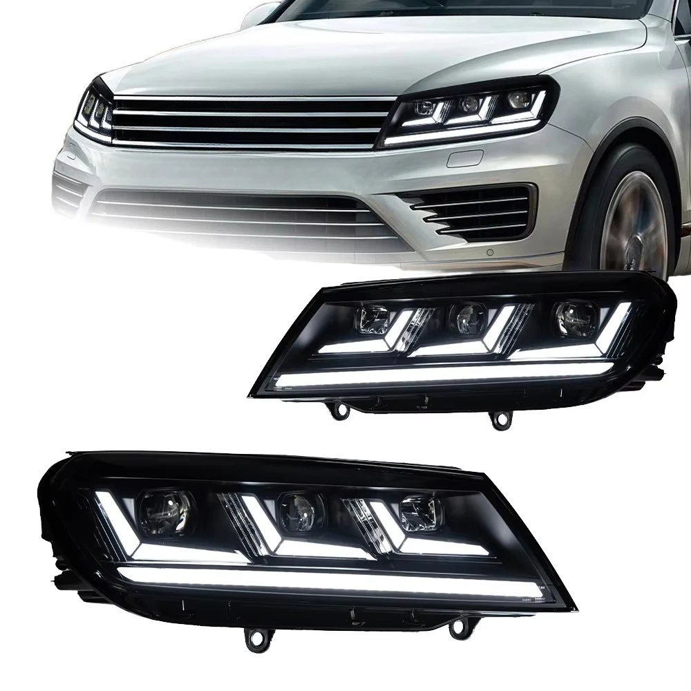 

New car LED headlight projector lens 6000K dynamic signal DRL 2015-2018 auto parts