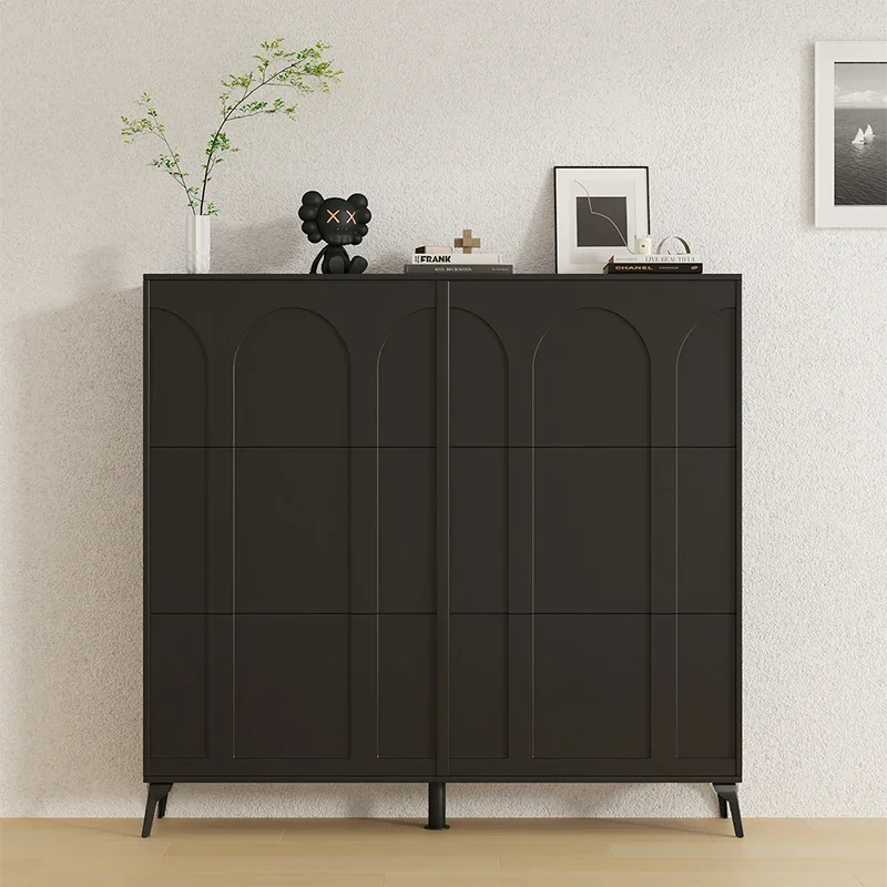 

Minimalist Home Shoe Cabinet Black Wardrobes Organizer Living Room Shoe Cabinet Dorm Organizador De Zapatos Luxury Furniture