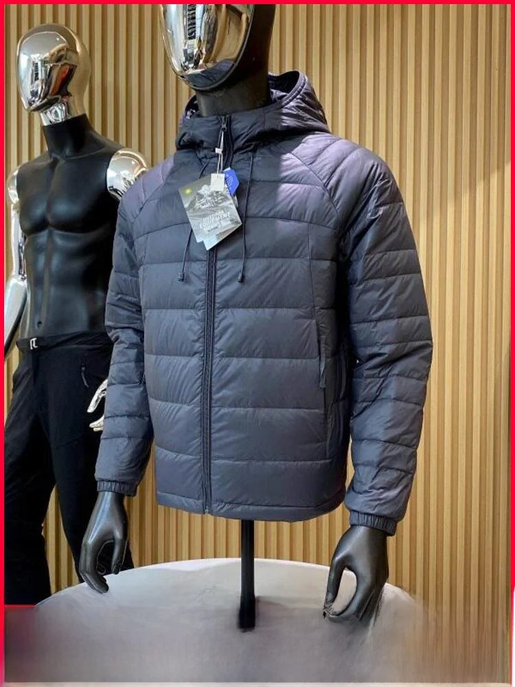 

Outdoor Lightweight down Jacket Men's Women's Warmth Waterproof Winter Fashion Zipper Design Nylon Fabric Casual Style