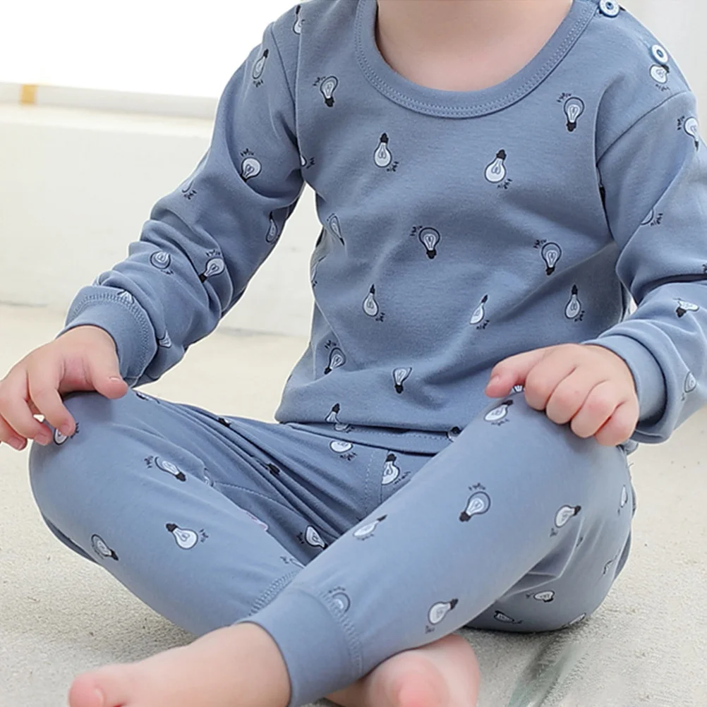 

1Pcs High-Waisted Children's Winter Cotton Belly Protector Pants 4-5 Thickened Warm Kids Stretch Bottoming Trousers