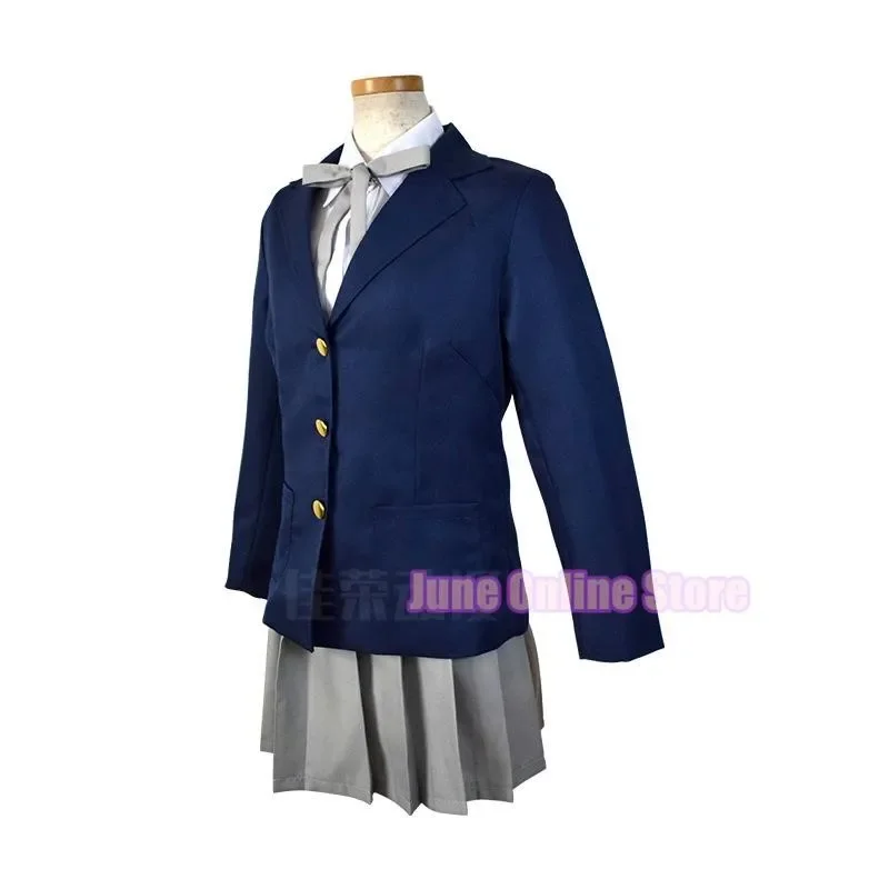 K-ON de Anime Akiyama Mio disfraz Hirasawa Yui Cosplay peluca uniformes para niñas de secundaria, uniforme JK para mujer, disfraces de fiesta de Halloween