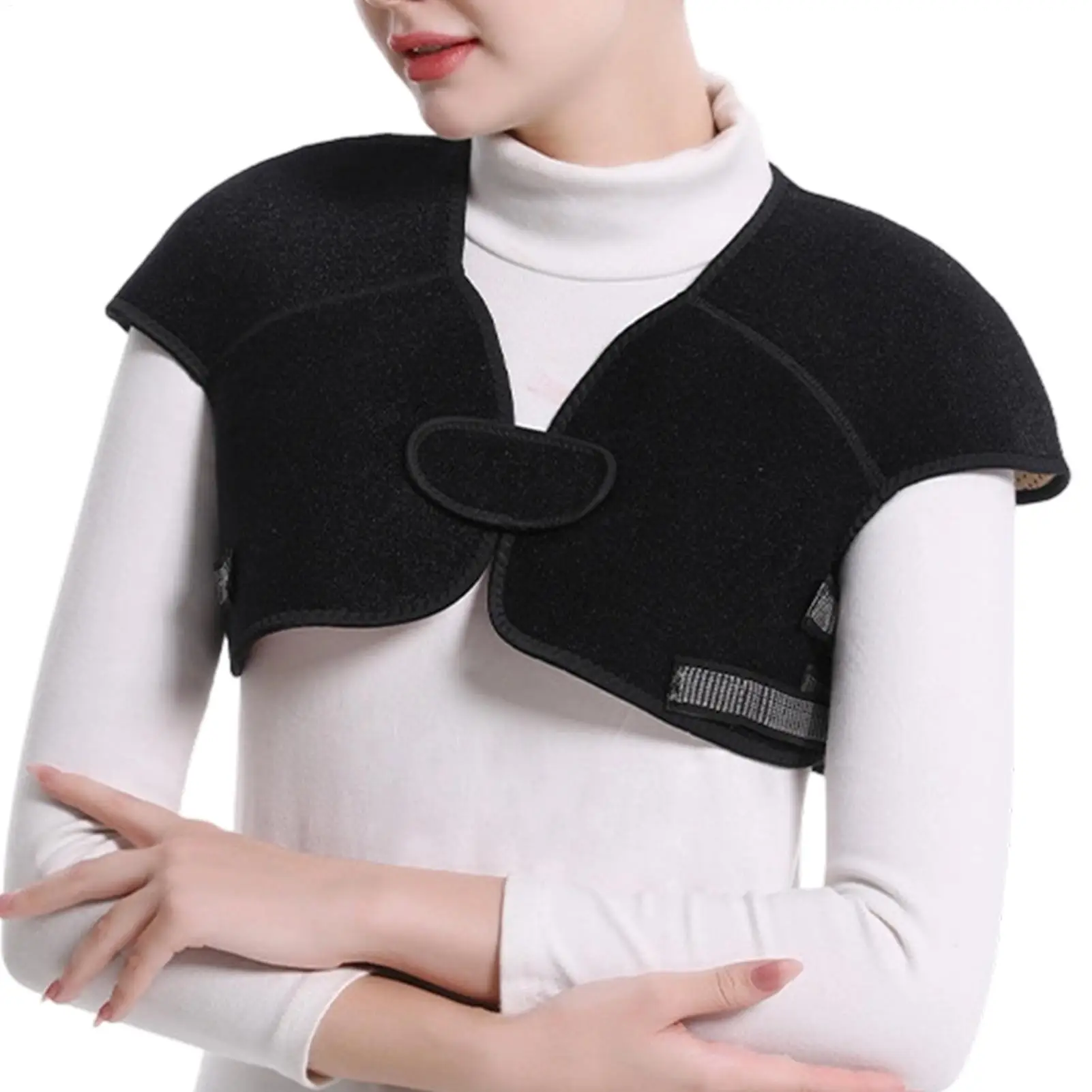 

Новая портативная носимая шаль с подогревом и термотерапией для шеи и плеч, комфорт на весь день в офисе, поезде и путешествиях