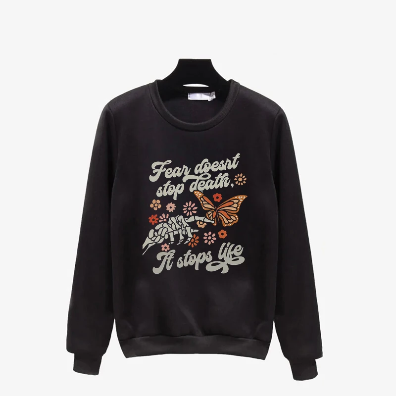 

Women's Gothic Creative Letter Pattern Printing Hoodies, Hip Hop, Casual Loose Sweatshirt, Y2K Streetwear, Personality, Retro