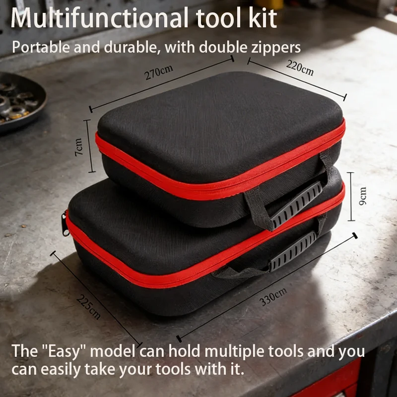 

Сумка для инструментов большой вместимости, 2 размера, водонепроницаемая и амортизирующая сумка, сумка для инструментов для электрического оборудования, портативная сумка для хранения, сумка-тоут