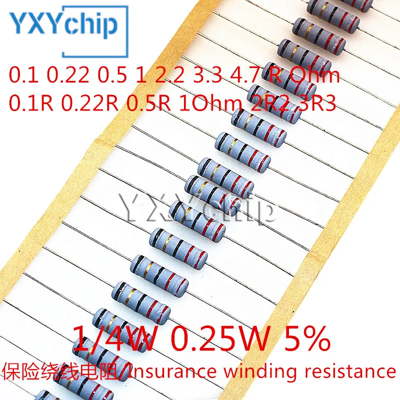 100Pcs 1/4W Wire-Wo…