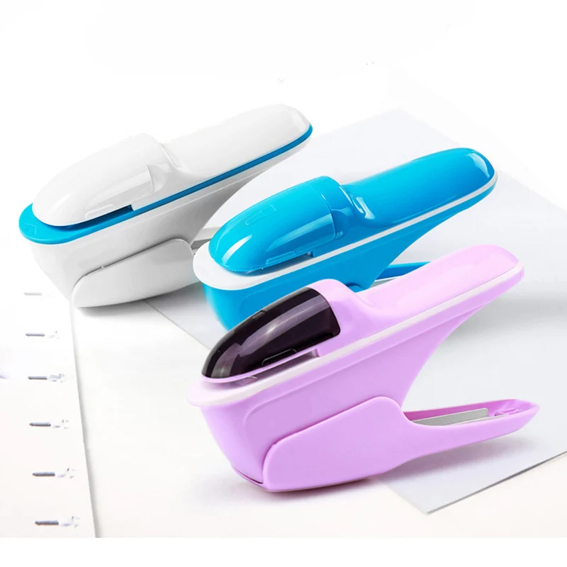 Desktop Stapleless Stapler For Fixing Up To 8 Sheets For Home School Office Desktop Stapler Ticket Paper And Document Binding