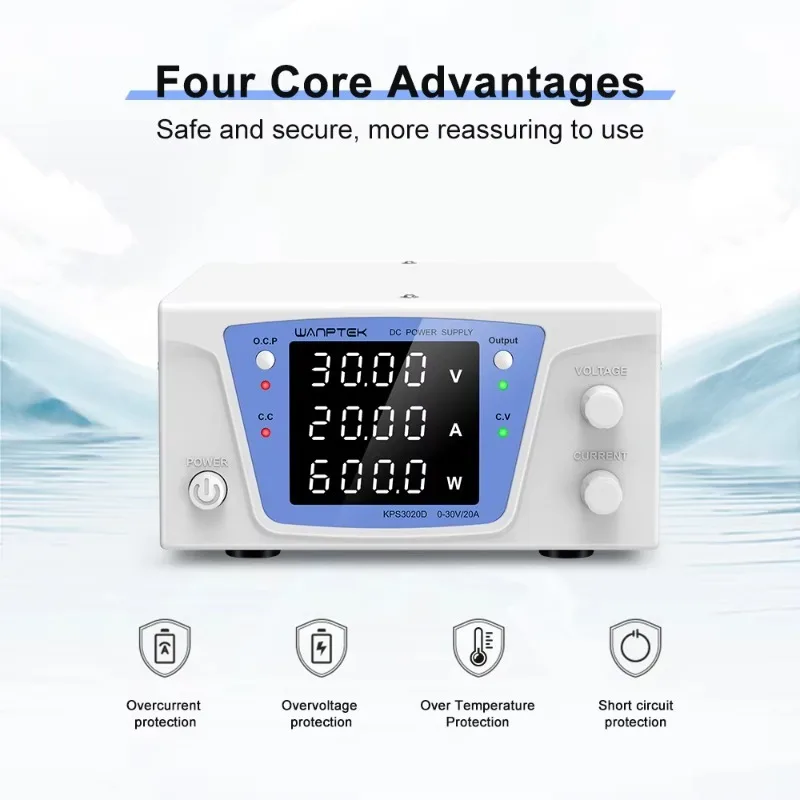 KPS1005D 100V 5A high-power adjustable voltage regulator power supply LED digital display electroplating, aging battery charging