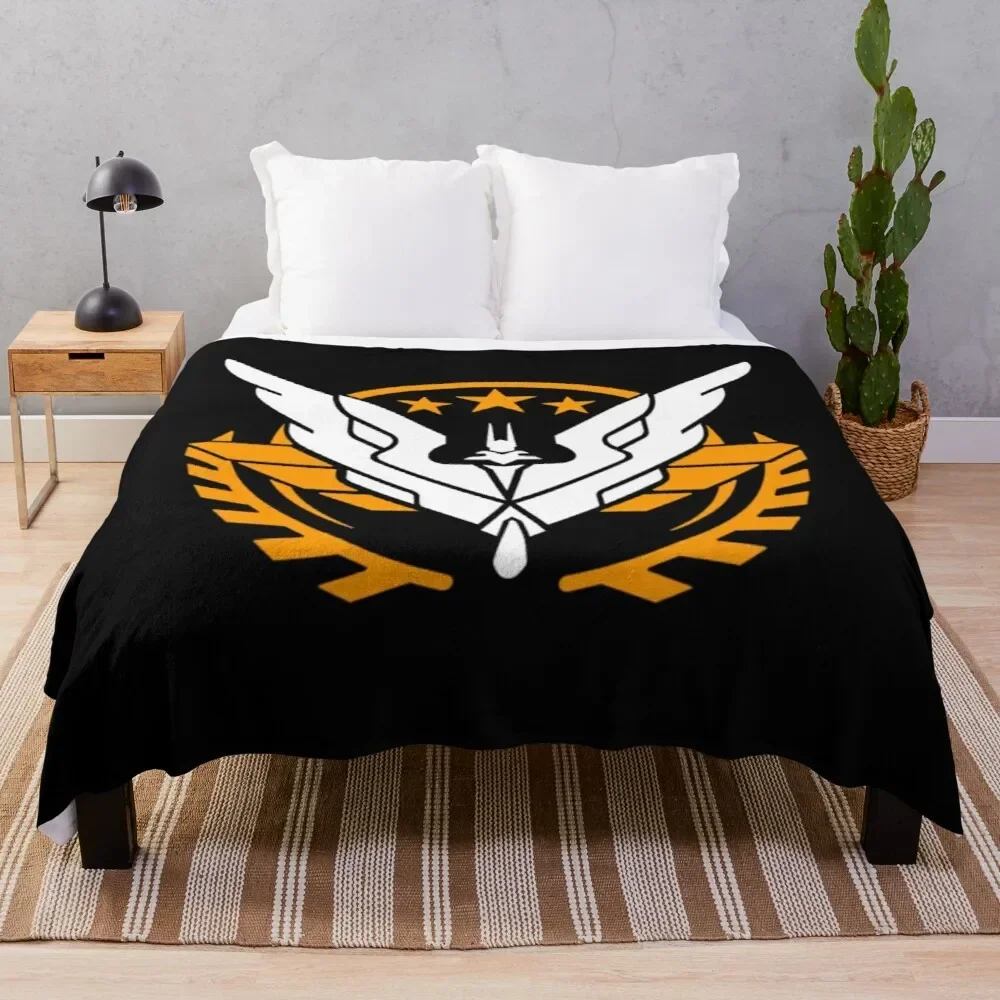 Elite Dangerous Triple Elite Throw Blanket  Soft Cozy Textured Throw for Home Decor and Gaming Room