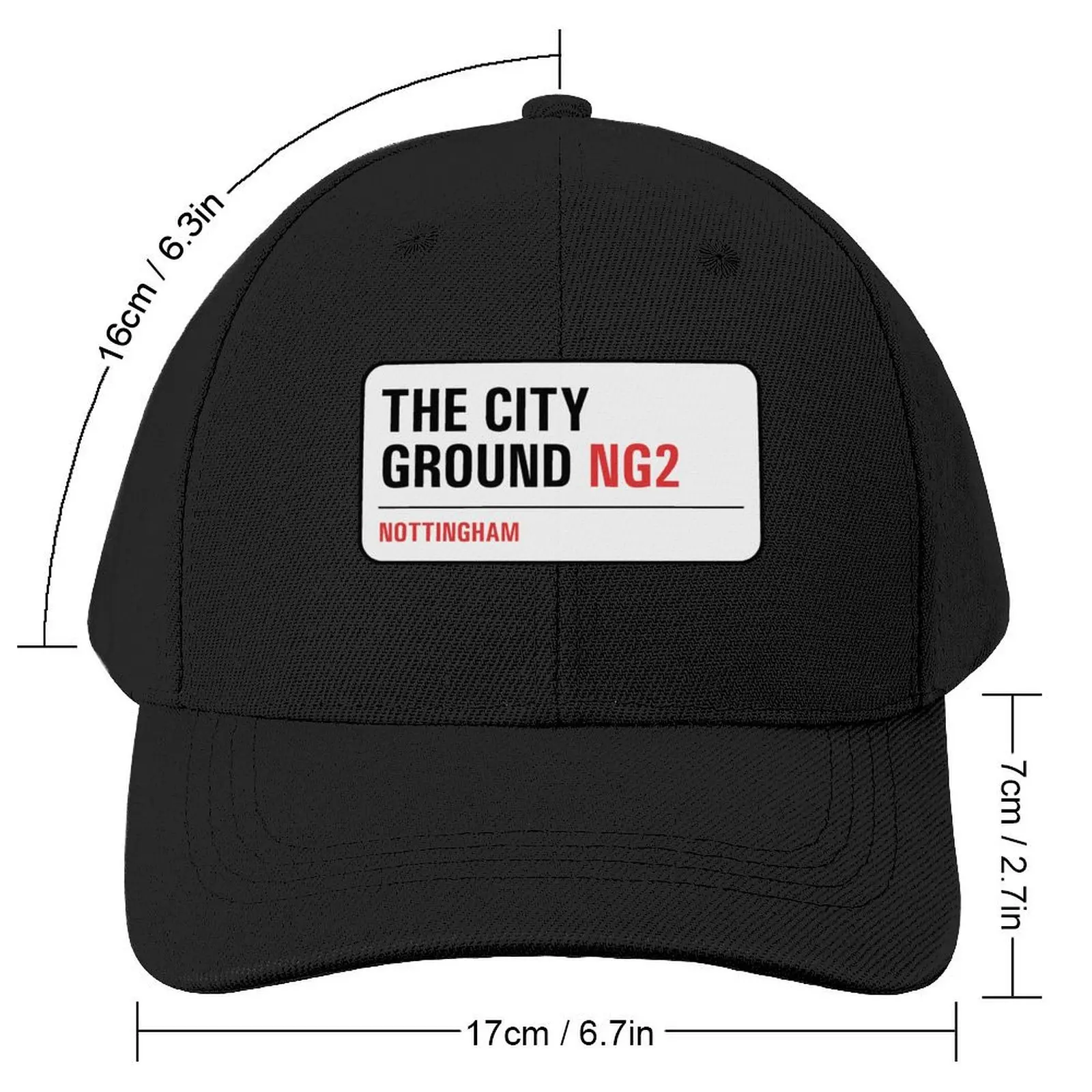 Nottingham Forest - The City Ground Street Sign Baseball Cap New Hat beach hat Fashion Beach Hats Man Women's