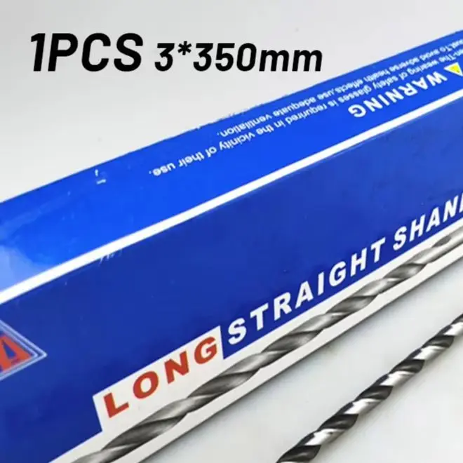 Extra Long 350mm W6 High Steel Straight Shank Drill Bit For Deep Hole Drilling In Metal Wood And Plastic Power Tools