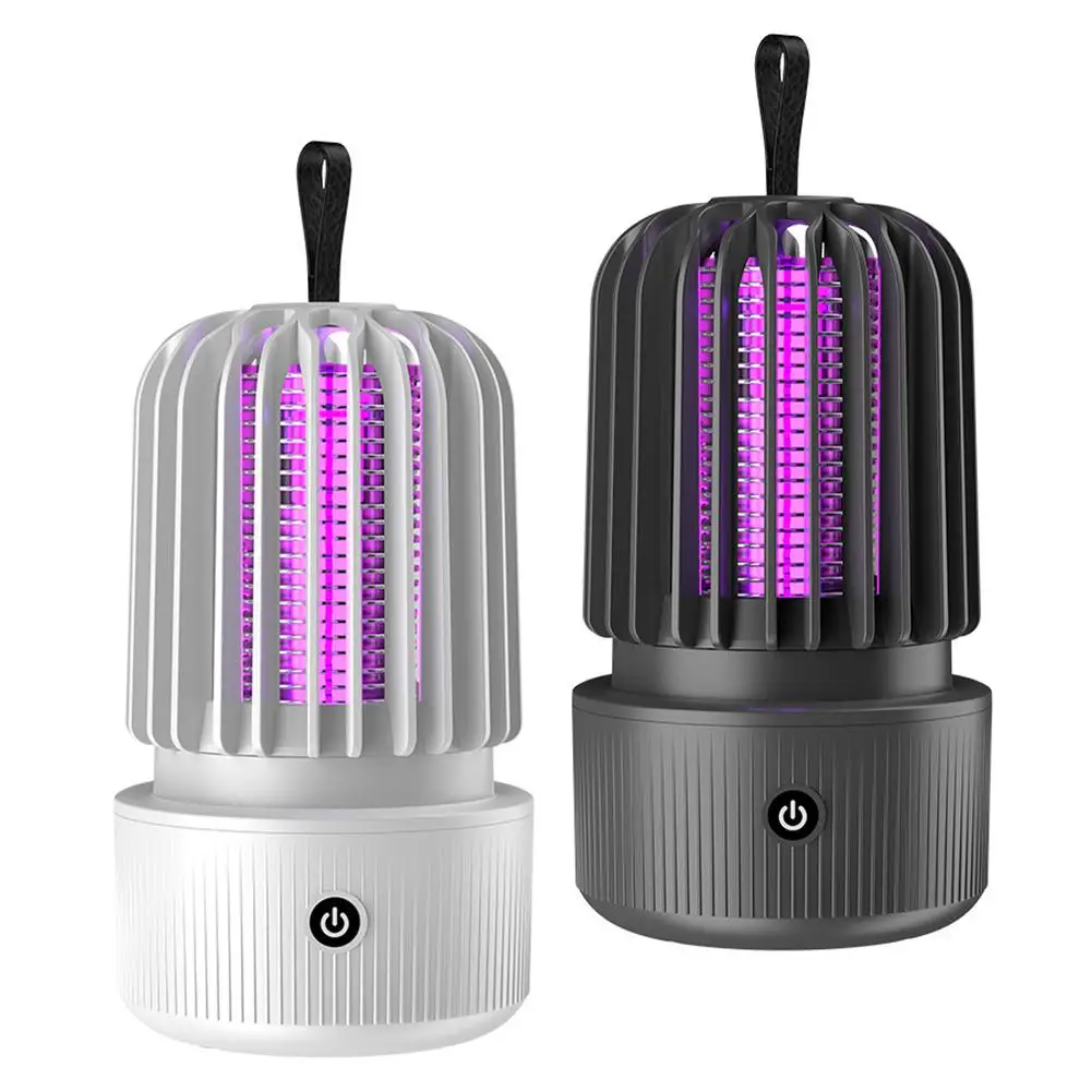 Electric Shock Mosquito Killer Lamp UV Light USB Anti Mosquito Trap For Bedroom Outdoor Camping Use Kills Moths Wasps Gnats