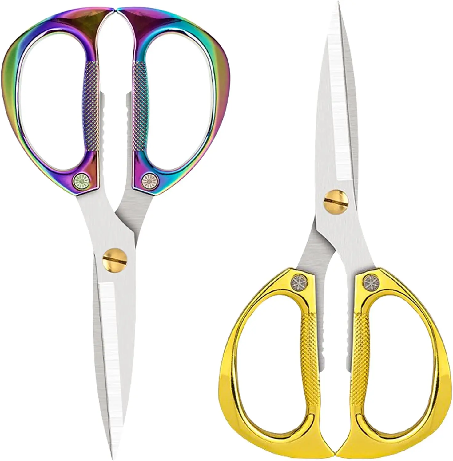 

Kitchen Scissors 2 Pack, Kitchen Shears Heavy Duty Poultry Shears Meat Scissors,Stainless Steel All Purpose Ultra Sharp Utility