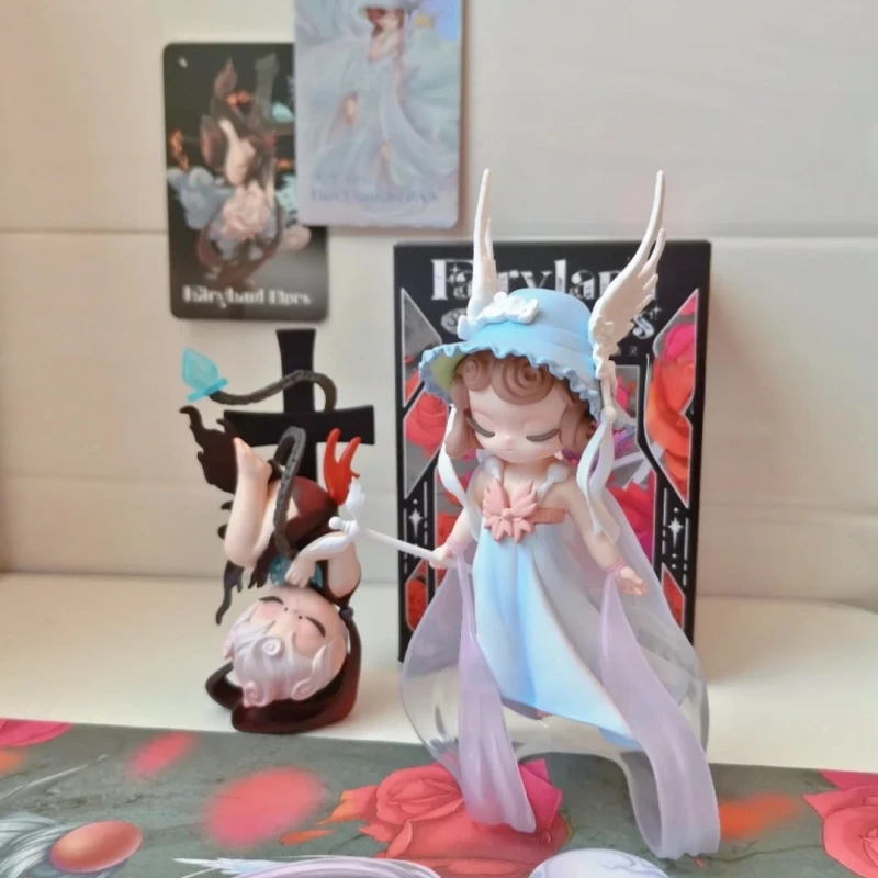 النوم أرض الخيال والجان سلسلة صندوق أعمى التماثيل العصرية مع دمى لطيف حولهم تحصيل لعبة سطح المكتب الديكور هدية #6