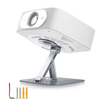 Projector Stand Table Foldable Desktop Mount Ceiling 180° Adjustment Universal 1/4" Screw