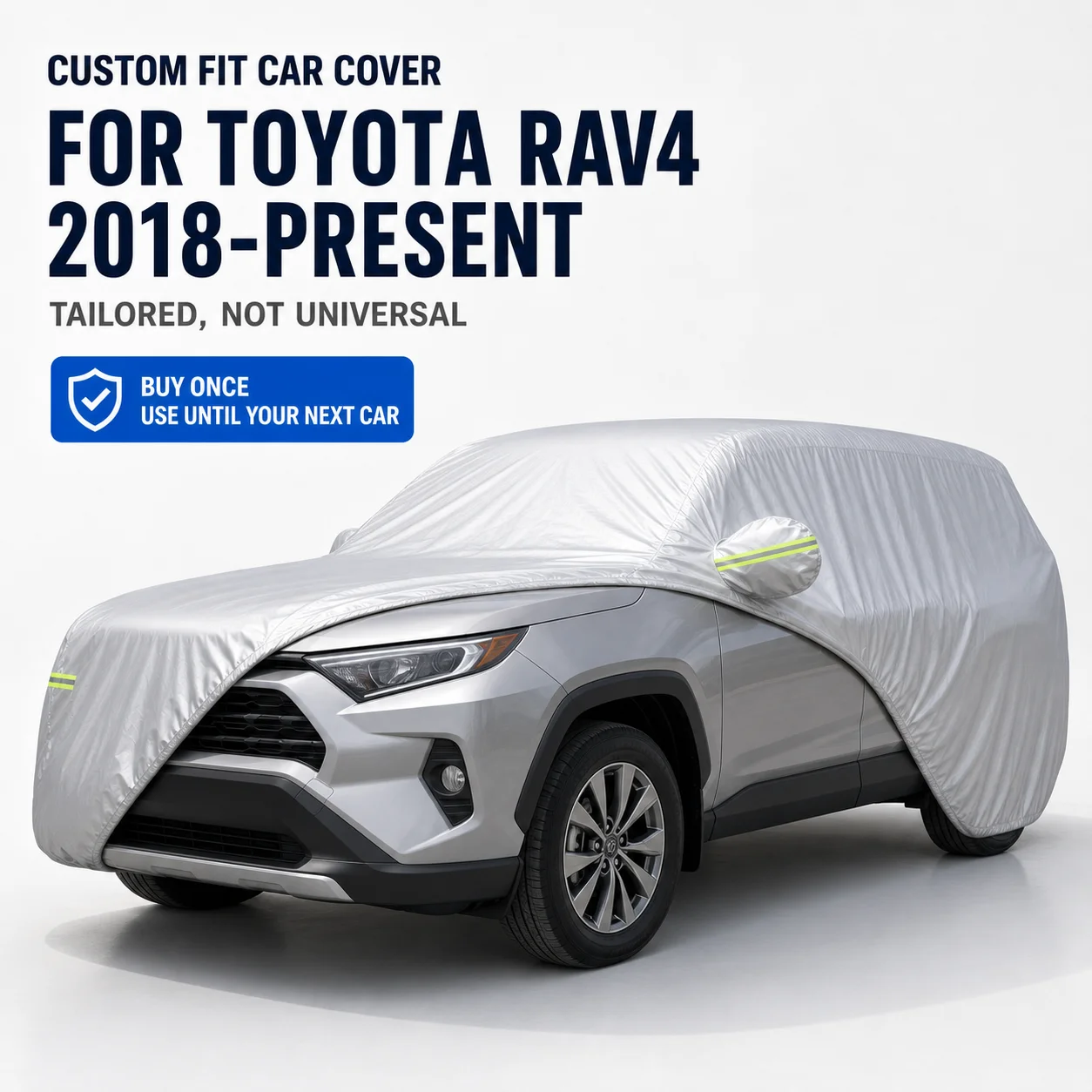 For Toyota RAV4 2018-Present Exterior Car Cover Custom Fit Car Sun Protector Waterproof Dustproof Car Outdoor Protection