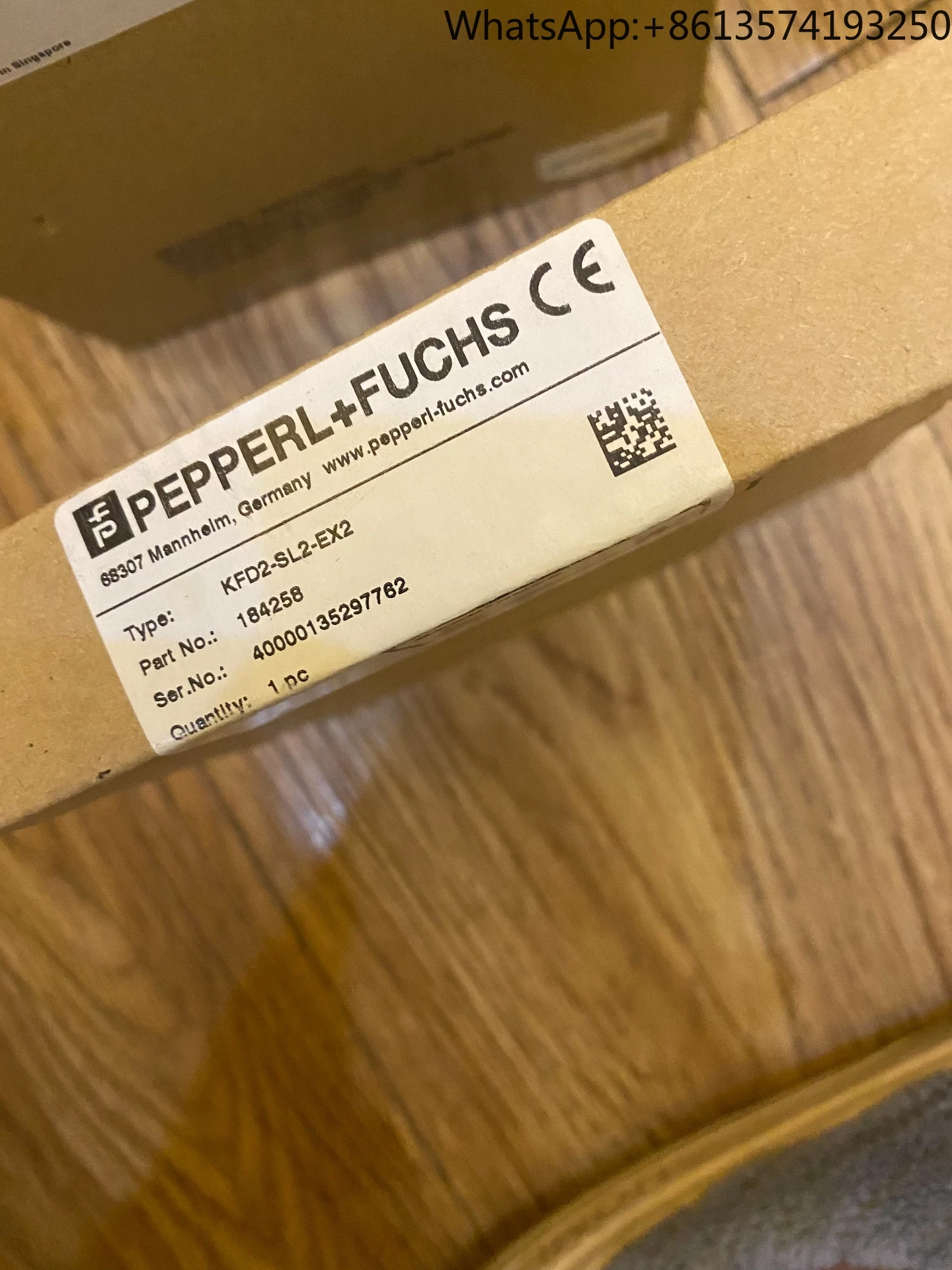 PEPPERL + FUCHS safety barrier KFD2-SL2-EX2 Model: 184258in stock