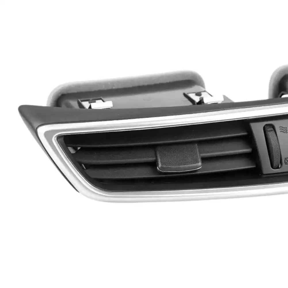 Front Center Console Air Vent Grille for Nissan Qashqai J11 Rogue 2020-2023 Part No 68750-4EA0B ABS Black Chrome Replacement