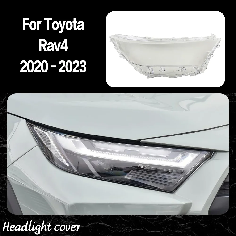 

Headlight Cover For Toyota Rav4 2020 2021 2022 2023 Transparent Lampshade Headlamp Shell Replace Original Lens Plexiglass