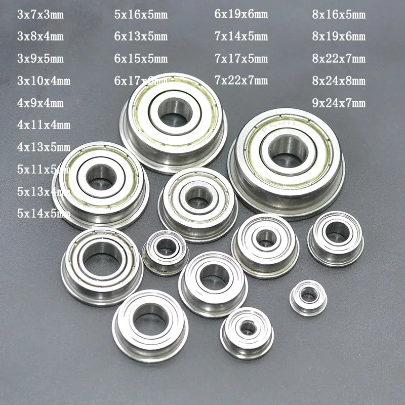 10PCS Flange Bearin…