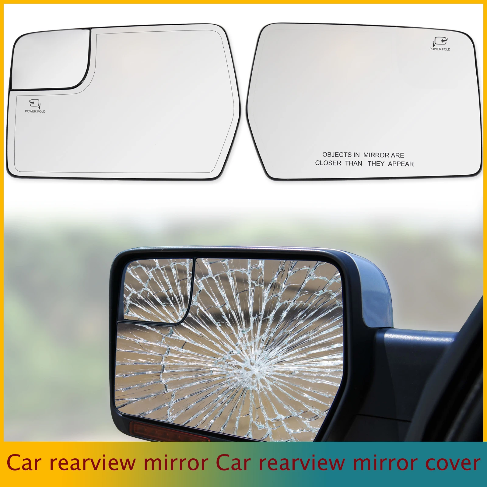 

Door Rearview Mirror Lens Heated Rearview Mirror Glass For Ford F150 2011-2014 4L3Z-17K707-DB 4L3Z-17K707-DA BL3Z-17K707-E