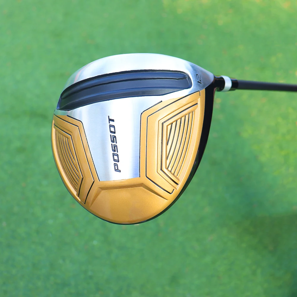 

China POSSOT Factory Direct Sales High Quality Gold Aluminum Alloy Golf Club 1# Driver Suitable for Right Hand Unisex