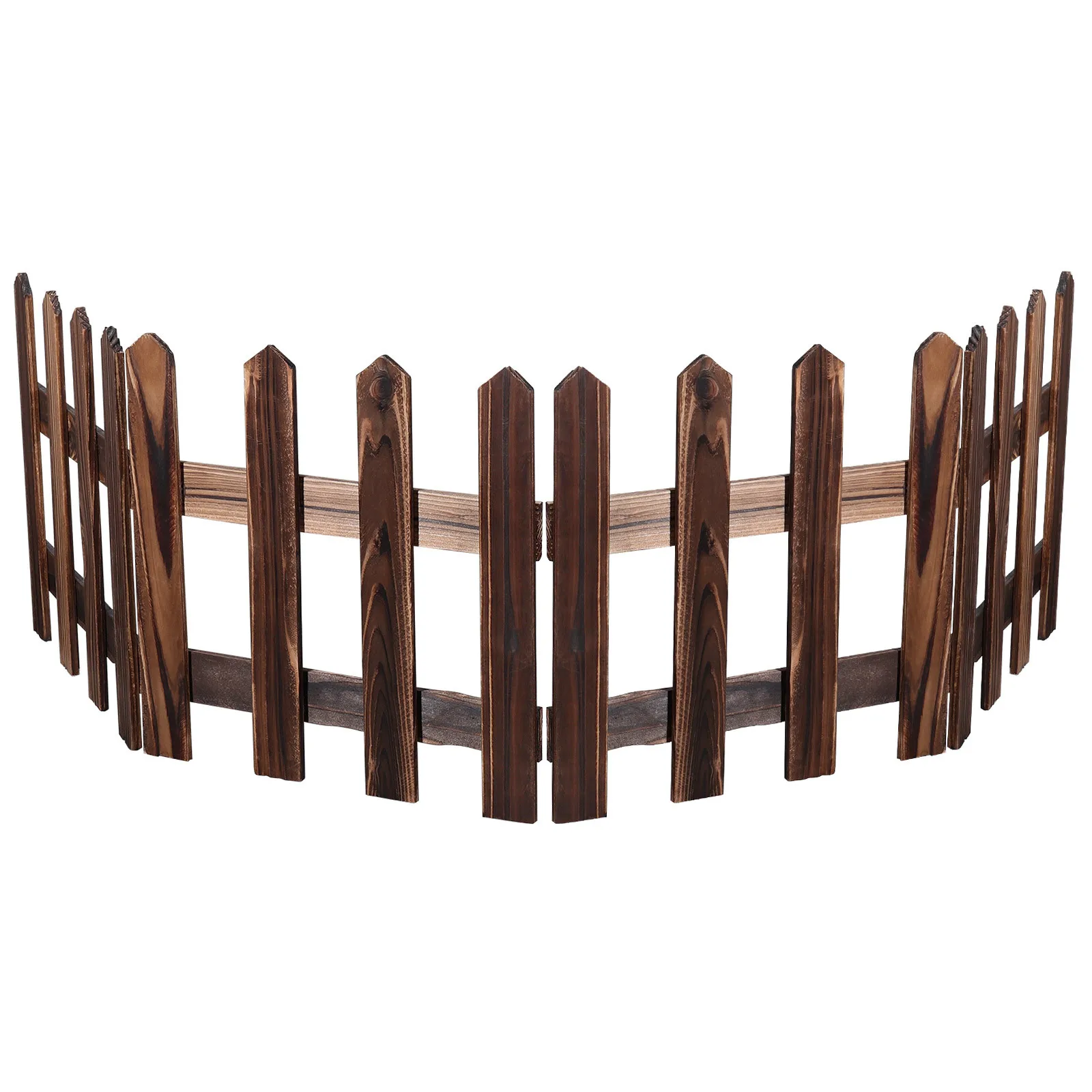 

Mini Wooden Fence Decorative Picket Garden 1.2m Courtyard Christmas Tree Party Wedding Home Outdoor Xmas Tree Fence