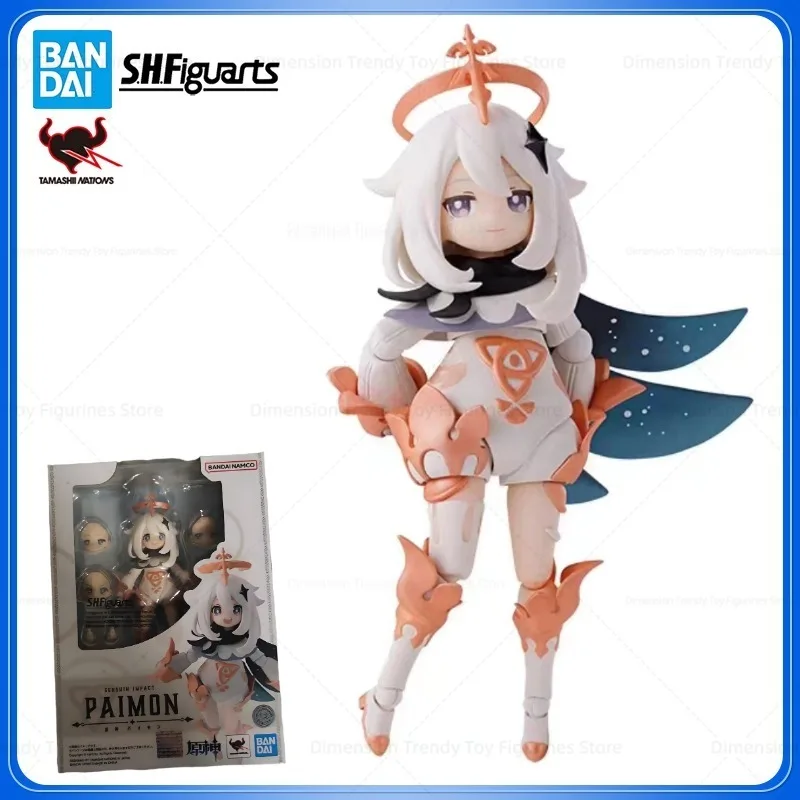 

In Stock Bandai SHFiguarts Anime Genshin Impact Paimon Action Figure Model Genuine Boxed Toy Gift DT