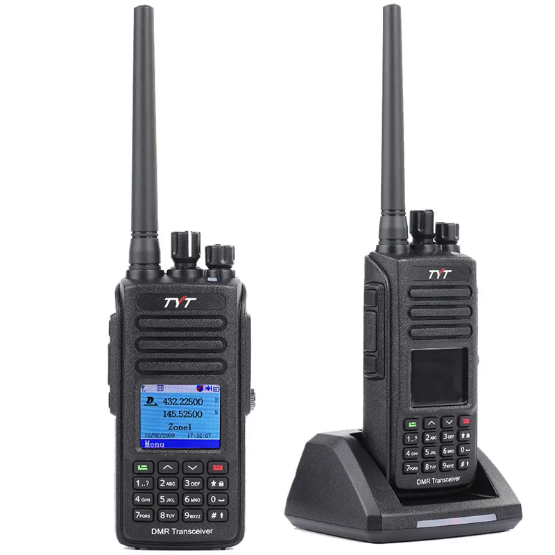 390 portable walkie talkie DMR radio 5w IP67 transceiver with GPS