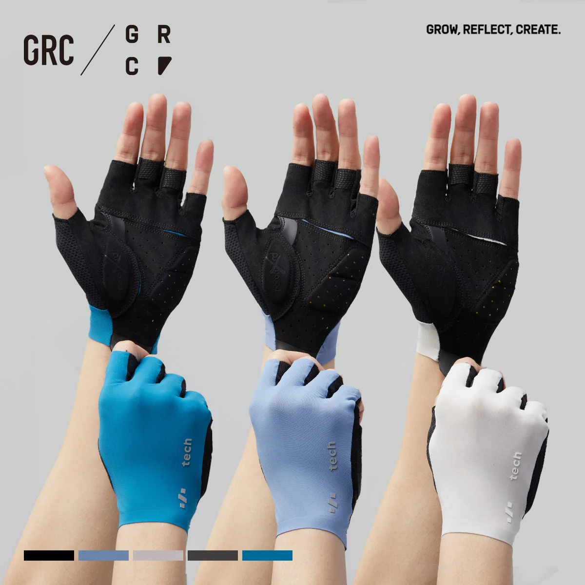 

GRC Cycling Apparel Tech Black Label XRD Gloves