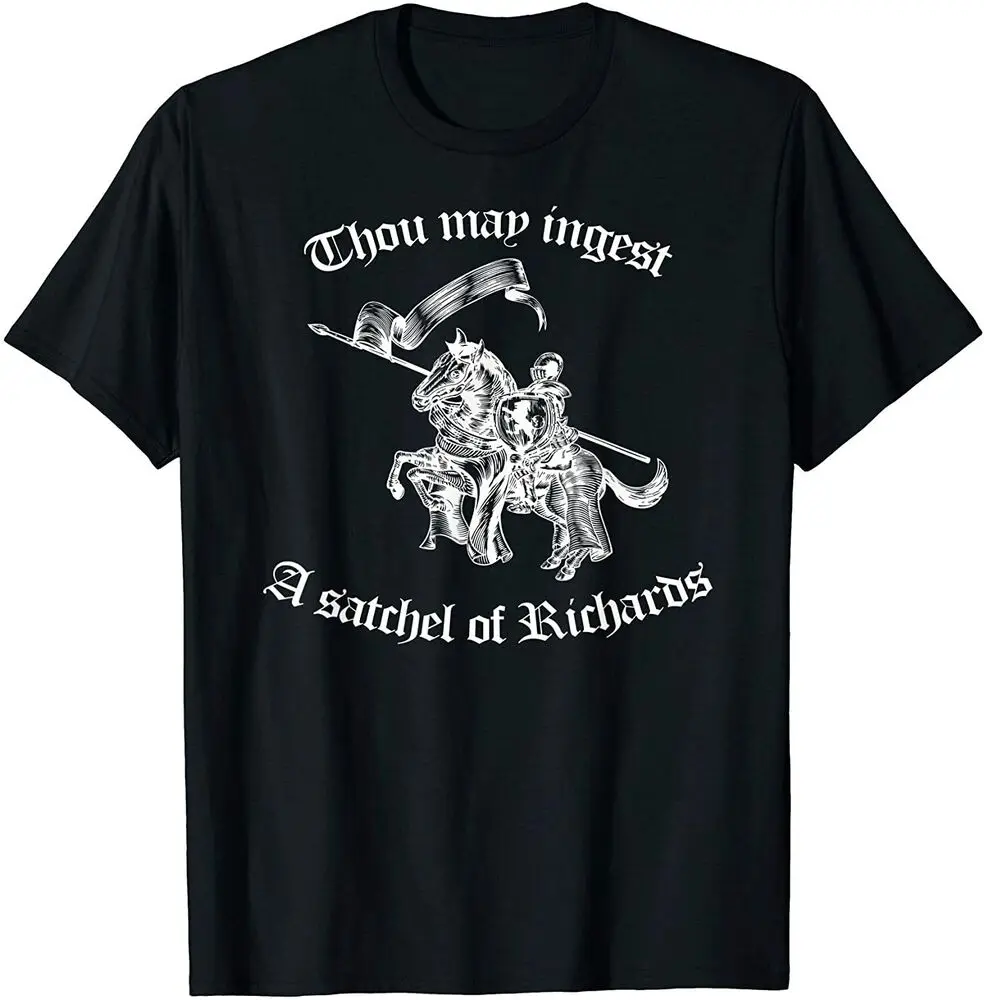 Thou May Ingest a Satchel of Richards Eat A Bag Of D T-Shirt  Tees Cotton Luxury brand vintage oversized